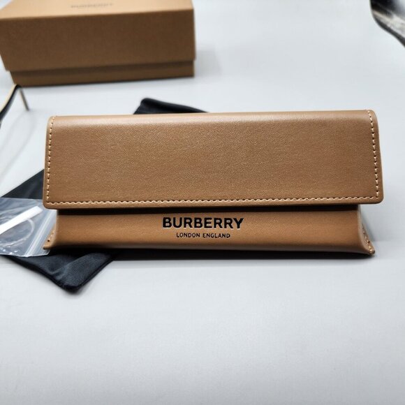 Burberry B2079 Eyeglasses Black Brown Rectangular Full Rim Frame 54-17-140 3199 - Picture 4 of 14